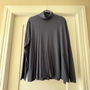 J. Jill Navy Turtleneck Top